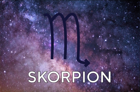 Skorpioni astroloogiline sümbol.