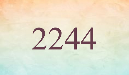 Number 2244