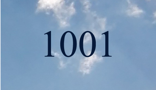 inglinumber 1001 või 10:01